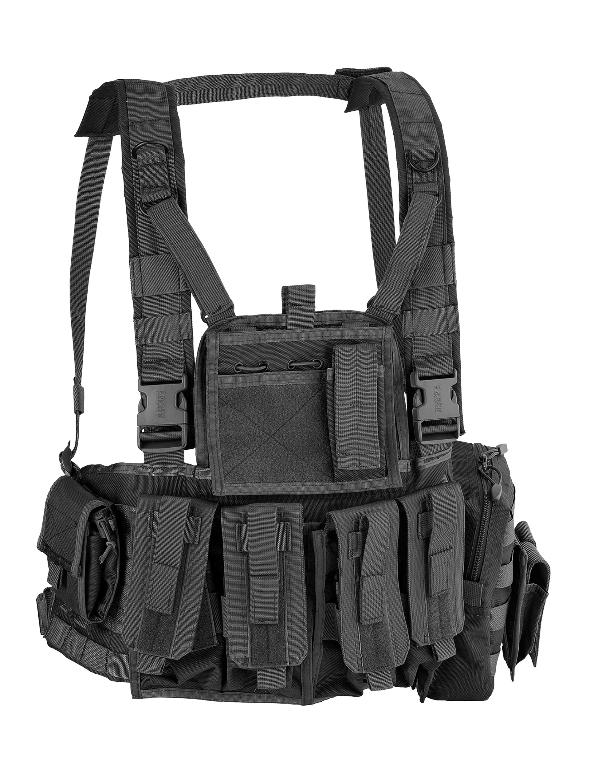 Details about   Tatcical Hunting Vest Chest Recon Bag Army Bag Chest Rig MOLLE Bag 